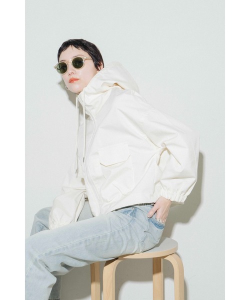 ナイロンフーディーブルゾン（ナイロンジャケット）｜HANNE（アン）の