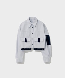 CITY TOKYO（シティトウキョウ）の「ヘムカットオフショートシャツ（シャツ/ブラウス・レディース）」