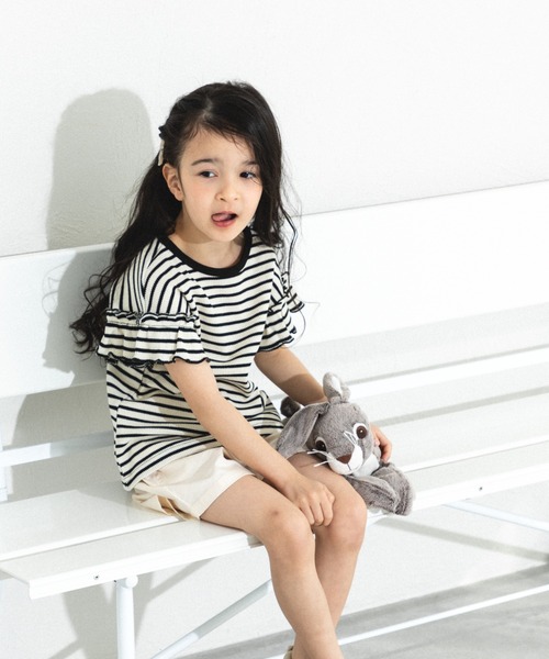 boohoo 新作 ワッフルプリントTシャツ＆ショーツセット boohoo》ワッフルプリントTシャツ＆ショーツセット 2色 (boohoo