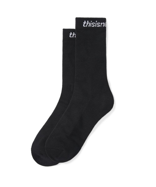 thisisneverthat（ディスイズネバーザット）の「SP-Logo Socks 3Pack（ソックス/靴下・メンズ・ブラック/グリーン/ホワイト・M/L）」の2枚目の写真