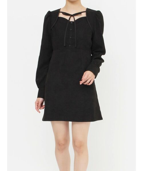 EATME(イートミー)の「デコルテリボンワンピース(ワンピース・レディース・ブラック・FREE)」の11枚目の写真