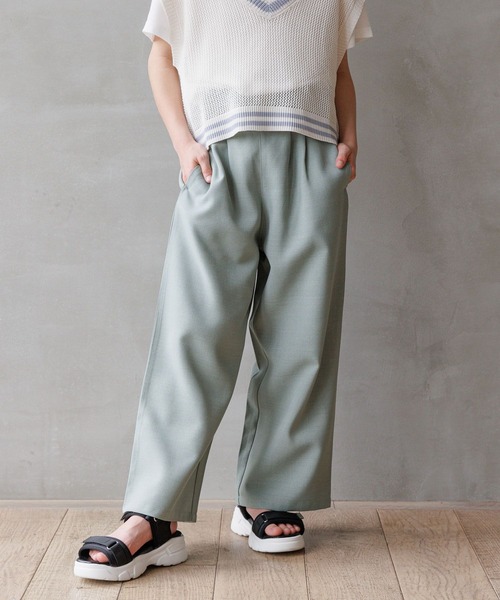 GLOBAL WORK(グローバルワーク)の「サラサラ快適サス付きパンツ/996535(その他パンツ・キッズ・モカ/ブラック/カーキ/アイボリー・130cm/120cm/150cm/140cm/170cm/160cm)」の4枚目の写真