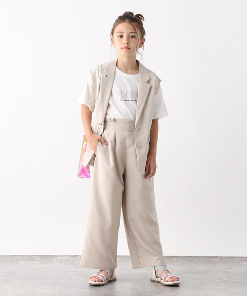 GLOBAL WORK(グローバルワーク)の「サラサラ快適サス付きパンツ/996535(その他パンツ・キッズ・モカ/ブラック/カーキ/アイボリー・130cm/120cm/150cm/140cm/170cm/160cm)」の22枚目の写真