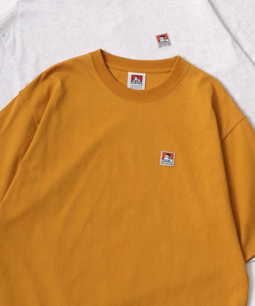 BEN DAVIS(ベンデイビス)の「BEN DAVIS/ベンデイビス BEN'S LABEL BIG TEE/オーバーサイズ ロゴ ワンポイント刺繍 半袖Tシャツ/レディース メンズ(Tシャツ/カットソー・メンズ・ブラック/ダークグリーン/オートミール/チャコール/マスタード/ダークブルー/パープル/ホワイト・M/L/XL)」の8枚目の写真