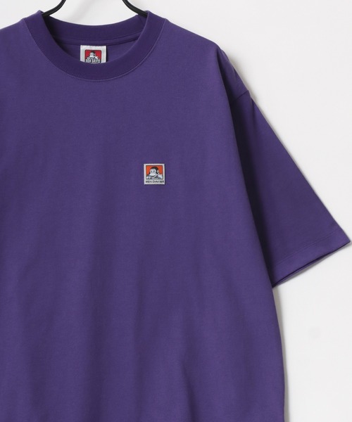 BEN DAVIS(ベンデイビス)の「BEN DAVIS/ベンデイビス BEN'S LABEL BIG TEE/オーバーサイズ ロゴ ワンポイント刺繍 半袖Tシャツ/レディース メンズ(Tシャツ/カットソー・メンズ・ブラック/ダークグリーン/オートミール/チャコール/マスタード/ダークブルー/パープル/ホワイト・M/L/XL)」の15枚目の写真