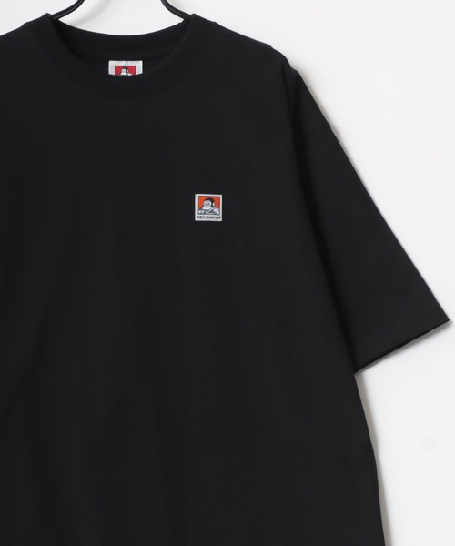 BEN DAVIS(ベンデイビス)の「BEN DAVIS/ベンデイビス BEN'S LABEL BIG TEE/オーバーサイズ ロゴ ワンポイント刺繍 半袖Tシャツ/レディース メンズ(Tシャツ/カットソー・メンズ・ブラック/ダークグリーン/オートミール/チャコール/マスタード/ダークブルー/パープル/ホワイト・M/L/XL)」の10枚目の写真