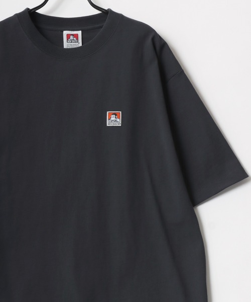 BEN DAVIS(ベンデイビス)の「BEN DAVIS/ベンデイビス BEN'S LABEL BIG TEE/オーバーサイズ ロゴ ワンポイント刺繍 半袖Tシャツ/レディース メンズ(Tシャツ/カットソー・メンズ・ブラック/ダークグリーン/オートミール/チャコール/マスタード/ダークブルー/パープル/ホワイト・M/L/XL)」の11枚目の写真
