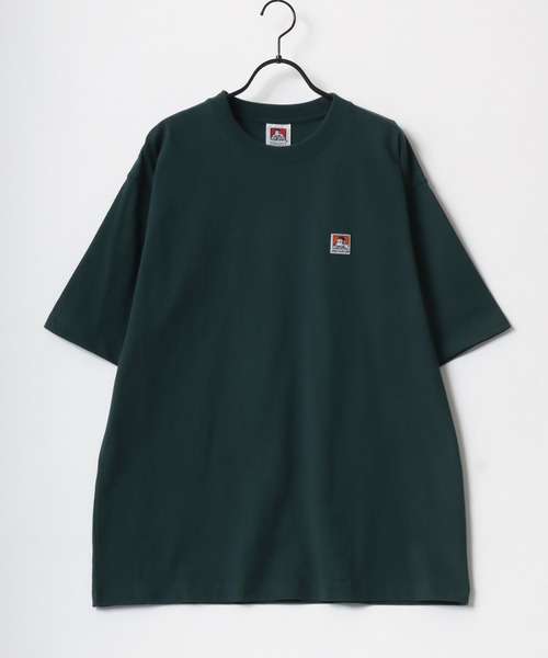 BEN DAVIS(ベンデイビス)の「BEN DAVIS/ベンデイビス BEN'S LABEL BIG TEE/オーバーサイズ ロゴ ワンポイント刺繍 半袖Tシャツ/レディース メンズ(Tシャツ/カットソー・メンズ・ブラック/ダークグリーン/オートミール/チャコール/マスタード/ダークブルー/パープル/ホワイト・M/L/XL)」の21枚目の写真