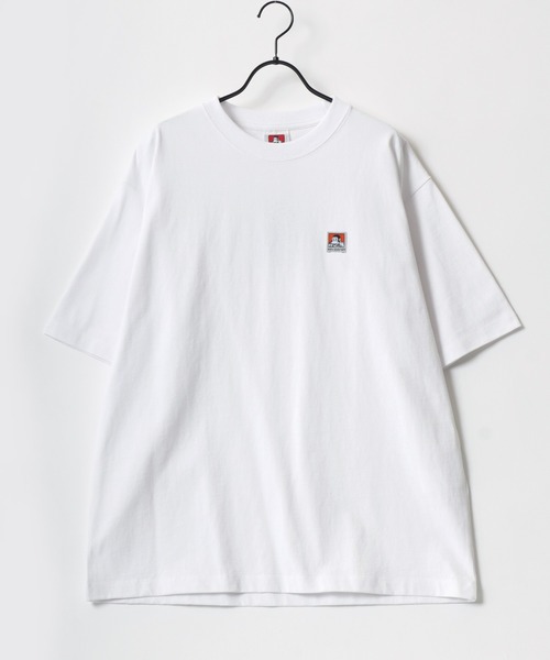 BEN DAVIS(ベンデイビス)の「BEN DAVIS/ベンデイビス BEN'S LABEL BIG TEE/オーバーサイズ ロゴ ワンポイント刺繍 半袖Tシャツ/レディース メンズ(Tシャツ/カットソー・メンズ・ブラック/ダークグリーン/オートミール/チャコール/マスタード/ダークブルー/パープル/ホワイト・M/L/XL)」の17枚目の写真