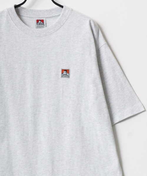 BEN DAVIS(ベンデイビス)の「BEN DAVIS/ベンデイビス BEN'S LABEL BIG TEE/オーバーサイズ ロゴ ワンポイント刺繍 半袖Tシャツ/レディース メンズ(Tシャツ/カットソー・メンズ・ブラック/ダークグリーン/オートミール/チャコール/マスタード/ダークブルー/パープル/ホワイト・M/L/XL)」の12枚目の写真
