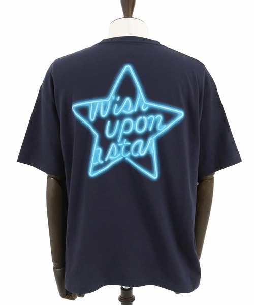 mt8929- ビッグシルエットプリントT（NEONスター）（Tシャツ
