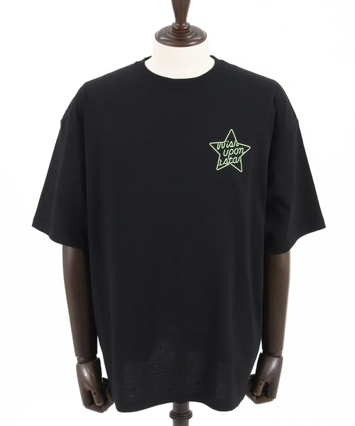 mt8929- ビッグシルエットプリントT（NEONスター）（Tシャツ
