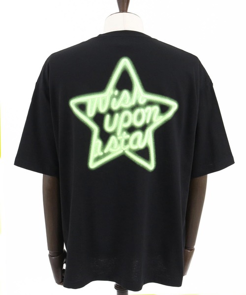 美品✨ PVOT ビッグロゴ プリントTシャツ ブラック Sサイズ セール】ビッグシルエットプリントTシャツ（Tシャツ/カットソー