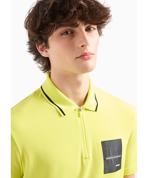 A|Xアルマーニエクスチェンジポロック柄ハーフジップポリエステルライトジャケット A|Xアルマーニエクスチェンジポロック柄ハーフジップポリエステル