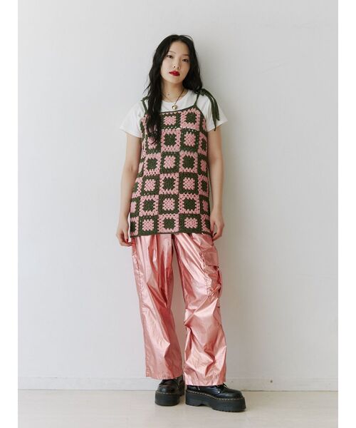 jouetie 【試着のみ】2024 タグ付き2トーンクロシェキャミチュニック jouetie（ジュエティ）の「2トーンクロシェキャミチュニック