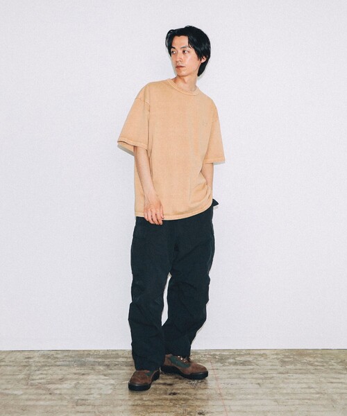 BEAMS（ビームス）の「ONEITA / Pigment Dye T-shirt（Tシャツ/カットソー・メンズ・タン/レッド/スミクロ/グリーン系その他・S/M/L/XL）」の6枚目の写真