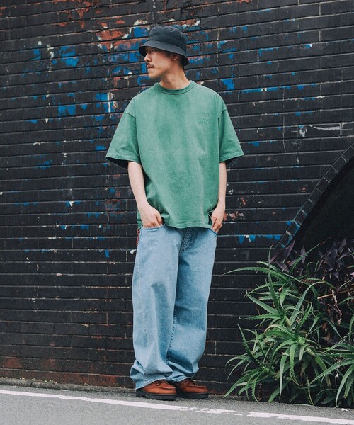 BEAMS（ビームス）の「ONEITA / Pigment Dye T-shirt（Tシャツ/カットソー・メンズ・タン/レッド/スミクロ/グリーン系その他・S/M/L/XL）」の7枚目の写真