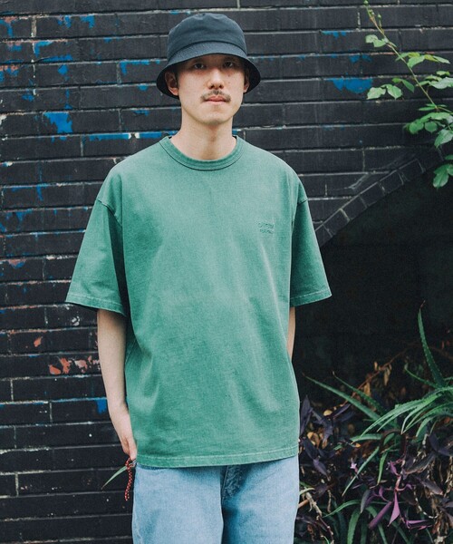 BEAMS（ビームス）の「ONEITA / Pigment Dye T-shirt（Tシャツ/カットソー・メンズ・タン/レッド/スミクロ/グリーン系その他・S/M/L/XL）」の8枚目の写真