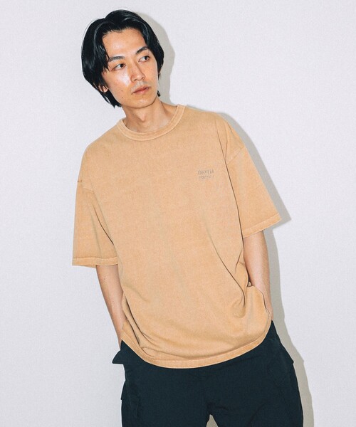 BEAMS（ビームス）の「ONEITA / Pigment Dye T-shirt（Tシャツ/カットソー・メンズ・タン/レッド/スミクロ/グリーン系その他・S/M/L/XL）」の11枚目の写真