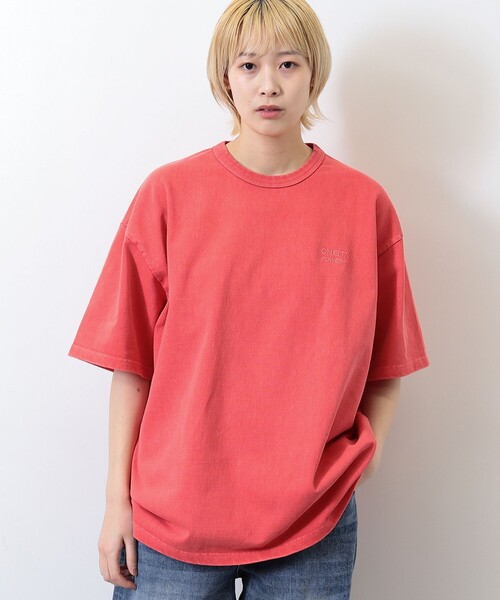 BEAMS（ビームス）の「ONEITA / Pigment Dye T-shirt（Tシャツ/カットソー・メンズ・タン/レッド/スミクロ/グリーン系その他・S/M/L/XL）」の12枚目の写真