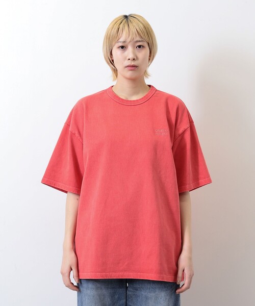 BEAMS（ビームス）の「ONEITA / Pigment Dye T-shirt（Tシャツ/カットソー・メンズ・タン/レッド/スミクロ/グリーン系その他・S/M/L/XL）」の13枚目の写真