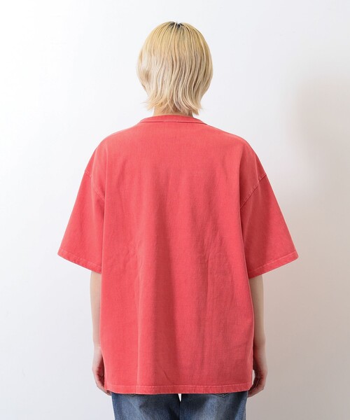 BEAMS（ビームス）の「ONEITA / Pigment Dye T-shirt（Tシャツ/カットソー・メンズ・タン/レッド/スミクロ/グリーン系その他・S/M/L/XL）」の15枚目の写真