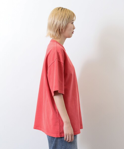 BEAMS（ビームス）の「ONEITA / Pigment Dye T-shirt（Tシャツ/カットソー・メンズ・タン/レッド/スミクロ/グリーン系その他・S/M/L/XL）」の16枚目の写真