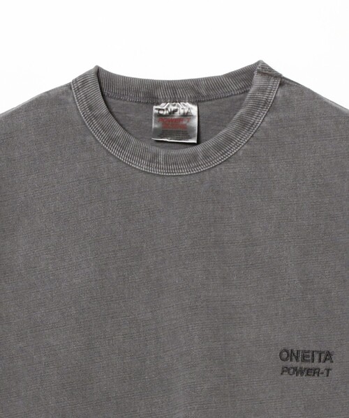 BEAMS（ビームス）の「ONEITA / Pigment Dye T-shirt（Tシャツ/カットソー・メンズ・タン/レッド/スミクロ/グリーン系その他・S/M/L/XL）」の18枚目の写真