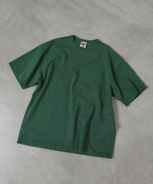 BEAMS（ビームス）の「ONEITA / Pigment Dye T-shirt（Tシャツ/カットソー・メンズ・タン/レッド/スミクロ/グリーン系その他・S/M/L/XL）」の20枚目の写真