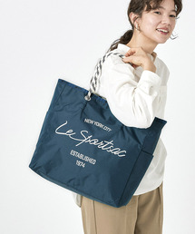 LeSportsac（レスポートサック）の「LARGE 2 WAY TOTE 2ウェイディープラグーンスクリプト（トートバッグ・メンズ）」