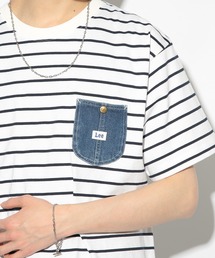 Lee（リー）の「【Lee】Demnim Pocket TEE（Tシャツ/カットソー・メンズ）」