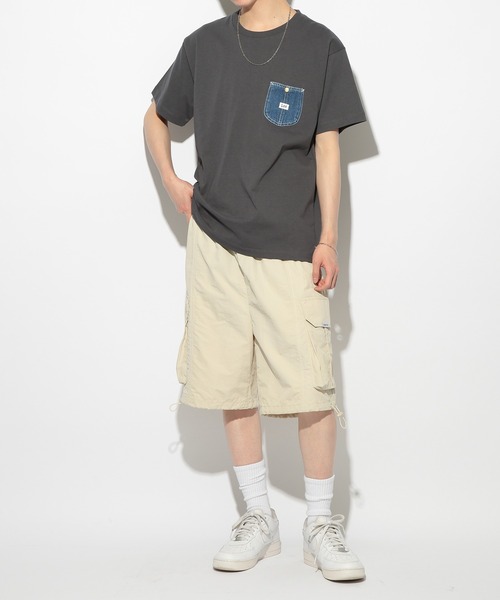 Lee(リー)の「【Lee】Demnim Pocket TEE(Tシャツ/カットソー・メンズ・ダークグレー/ホワイト/マルチ・S/M/L/XL)」の11枚目の写真