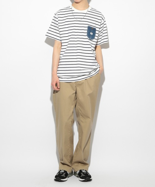 Lee(リー)の「【Lee】Demnim Pocket TEE(Tシャツ/カットソー・メンズ・ダークグレー/ホワイト/マルチ・S/M/L/XL)」の14枚目の写真
