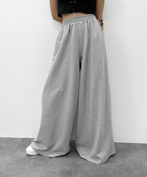 2色 スウェットパンツ ワイドレッグ ラフ ルーズ スポーティ 71XRaVk6BqL._UY1000_.jpg