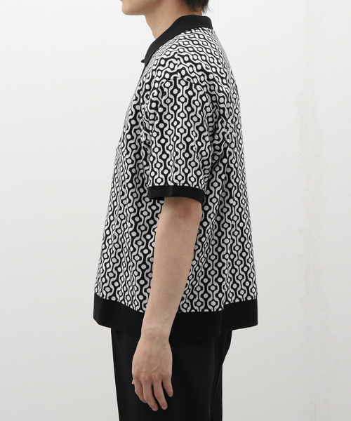 B.C STOCK(ベーセーストック)の「【OBEY / オベイ】 TESTAMENT BUTTON FRONT PL SS(ポロシャツ・メンズ・ブラック・LARGE/MEDIUM)」の3枚目の写真