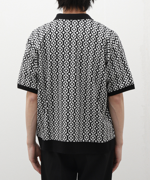 B.C STOCK(ベーセーストック)の「【OBEY / オベイ】 TESTAMENT BUTTON FRONT PL SS(ポロシャツ・メンズ・ブラック・LARGE/MEDIUM)」の2枚目の写真