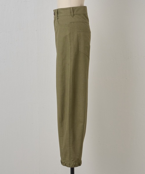 BEARDSLEY（ビアズリー）の「綿コクーンパンツ（チノパンツ・レディース・カーキ・FREE）」の19枚目の写真
