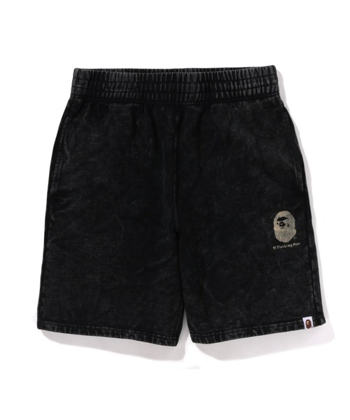 C.E-CAVEMPT OVERDYE SWEAT SHORT ショートパンツ A BATHING APE（アベイシングエイプ）の「A BATHING APE OVERDYE SWEAT