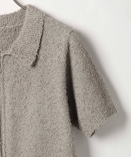 Heather（ヘザー）の「WZIPショートカーディガン（半袖）　118678（カーディガン/ボレロ・レディース・ピンク/グレー/オフホワイト・FREE）」の15枚目の写真