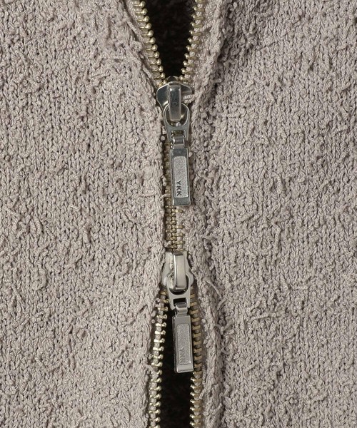 Heather（ヘザー）の「WZIPショートカーディガン（半袖）　118678（カーディガン/ボレロ・レディース・ピンク/グレー/オフホワイト・FREE）」の17枚目の写真