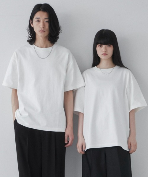 コットンシャーティング ベーシックシャツ セール】THE STANDARD/シルキーリッチヘビーコットンTシャツ（T