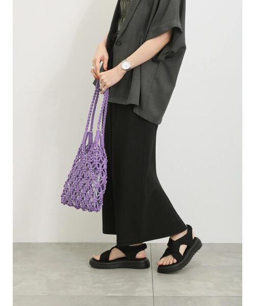 Samansa Mos2 blue(サマンサモスモスブルー)の「ナロースカート(スカート・レディース・モカ/ブルー/ブラック・F)」の5枚目の写真