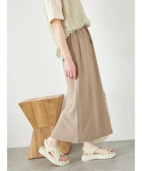 Samansa Mos2 blue(サマンサモスモスブルー)の「ナロースカート(スカート・レディース・モカ/ブルー/ブラック・F)」の11枚目の写真