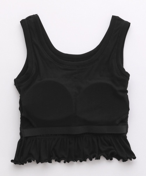 repipi armario（レピピ アルマリオ）の「シャーリングタンクトップ（タンクトップ・キッズ・ホワイト/ピンク/ブラック/ブルー・MEDIUM/LARGE/SMALL）」の12枚目の写真