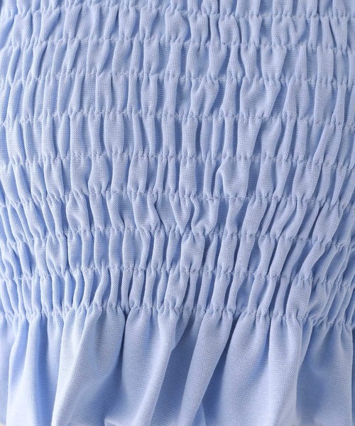 repipi armario（レピピ アルマリオ）の「シャーリングタンクトップ（タンクトップ・キッズ・ホワイト/ピンク/ブラック/ブルー・MEDIUM/LARGE/SMALL）」の15枚目の写真