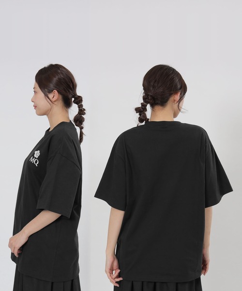 MARY QUANT（マリークワント）の「ヘビーコットンMQロゴビッグ Tシャツ（Tシャツ/カットソー・レディース・ホワイト/ピンク/ブルー/ブラック・M）」の11枚目の写真