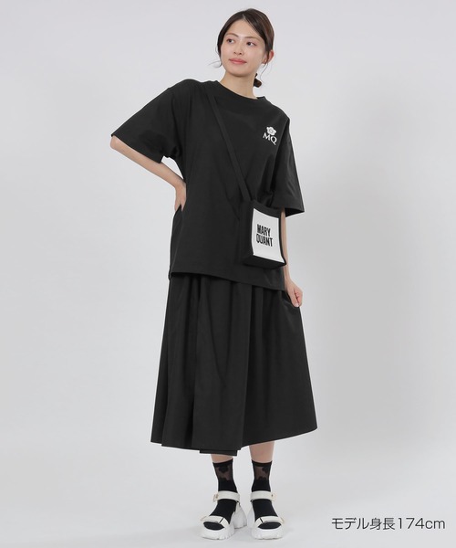 MARY QUANT（マリークワント）の「ヘビーコットンMQロゴビッグ Tシャツ（Tシャツ/カットソー・レディース・ホワイト/ピンク/ブルー/ブラック・M）」の9枚目の写真