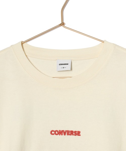 CONVERSE（コンバース）の「【CONVERSE /コンバース】天竺シューズプリントワイドTシャツ（Tシャツ/カットソー・レディース・ホワイト系その他5・38）」の9枚目の写真