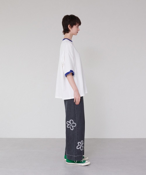 ONCILY（オンシェリー）の「HEART LOGO RINGER T-SHIRT / ハート