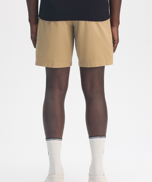 FRED PERRY（フレッドペリー）の「Wide Leg Woven Short／ワイドウーブンショートパンツ（その他パンツ・メンズ・ネイビー/グレー/ベージュ/ネイビー系・32/30）」の21枚目の写真
